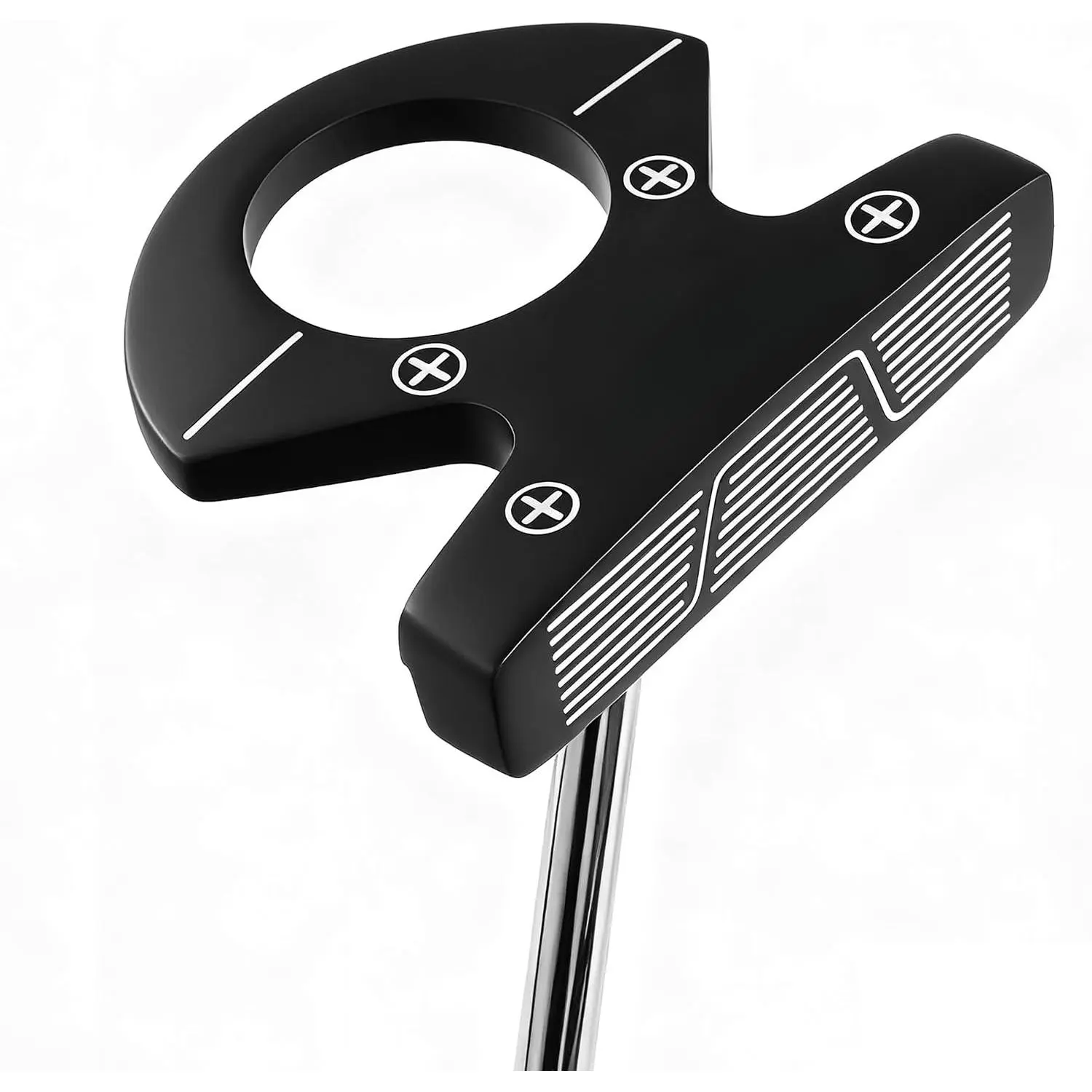 Men’s Right Handed Golf Putter |   Innovative Design w/Premium Grip & Enhanced Aim Line for Alignment |   Optimized Value Putter Alternative to Major Brands