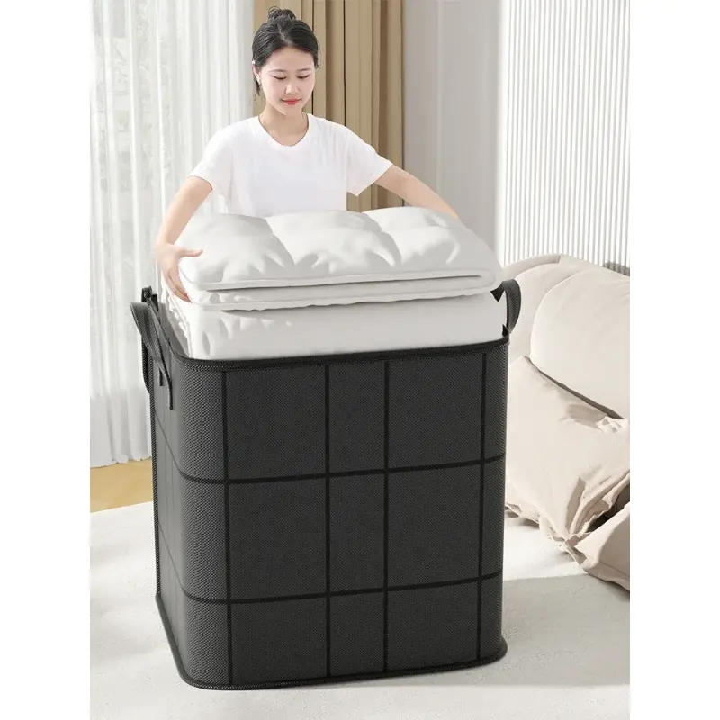 100% New High Quality Heavy Duty Oversized Clothing Storage Bag, Reusable Pack Dust-Resistant Organiser for Moving & Travel, College Dorms Home Supplies