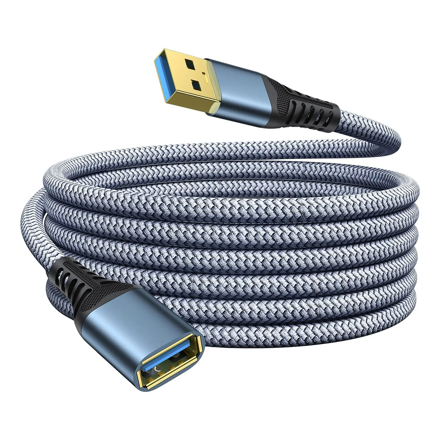 USB Extension  3.3ft, USB 3.0 Type A Male to Female Extender Cables  Data Transfer 5Gbps Compatible with Gamepad, Printer, Webcam, USB Keyboard, Flash Drive, Hard Drive