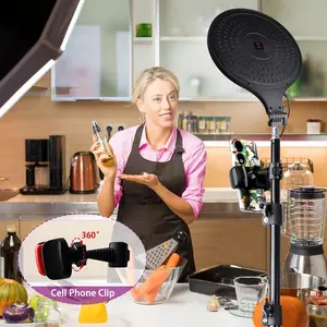 10" Large Ring Light with 63" Tripod Stand, 6500K Dimmable Full-Screen Lighting Kit for Professional Live Streaming, YouTube 4K Video Recording, Photography, Makeup Tutorials Zoom Meetings - Essential for #Summer Wins#Fathersdaygift