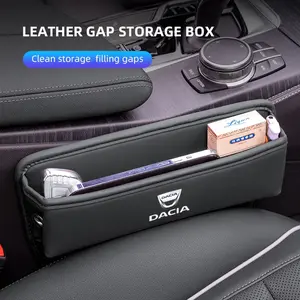 Car Accessories Seat Gap Organizer Box Leak-proof Storage For Dacia Logan Sandero Jogger Spring Bigster Duster Lodgy Dokker