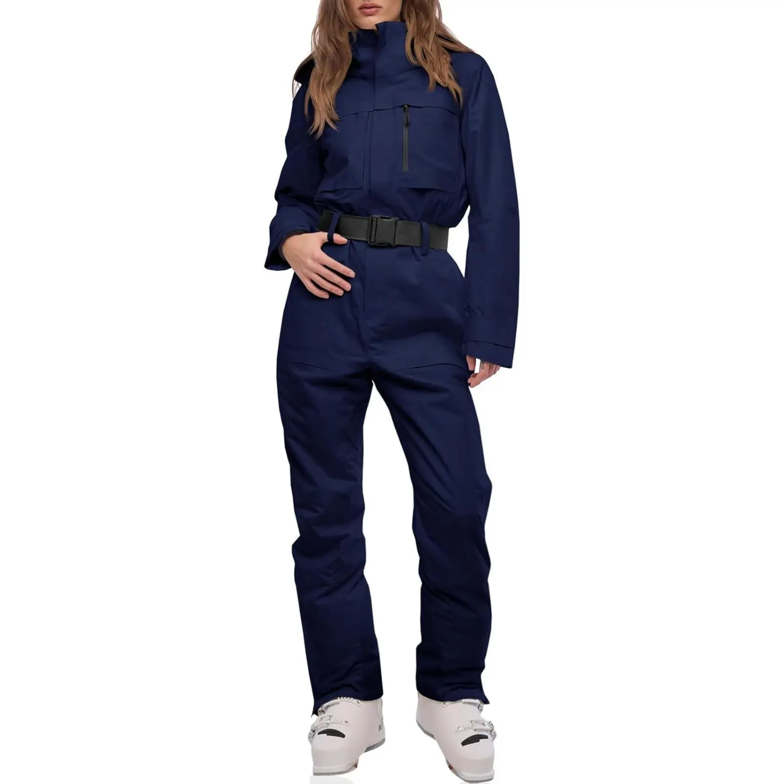 Yousify Womens Ski Suit One Piece Snow Suit Winter Waterproof Outdoor Sports Snowsuit Jumpsuit Snowboard Jacket