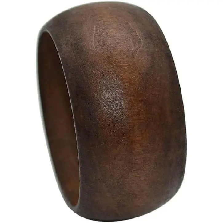 Boho Wooden Bracelet Multi-Colored Wide Chunky Bangle Bohemian   Wristband for Women