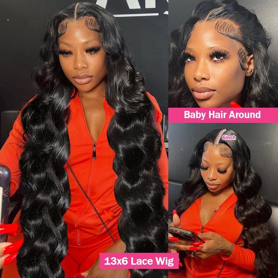 Bling Hair 360 Lace Front Wigs Human Hair Brazilian Body Wave Transparent Pre Plucked 180 Density 13x4 13x6 Lace Frontal Black Wigs For Women #TikTokShopHolidayHaul