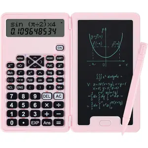 Scientific Calculators for Students, Office Desktop Calculators, 240 Computing Functions,  Cute Small Calculator with Notepad, Ideal for Middle High School Students and Teachers ()