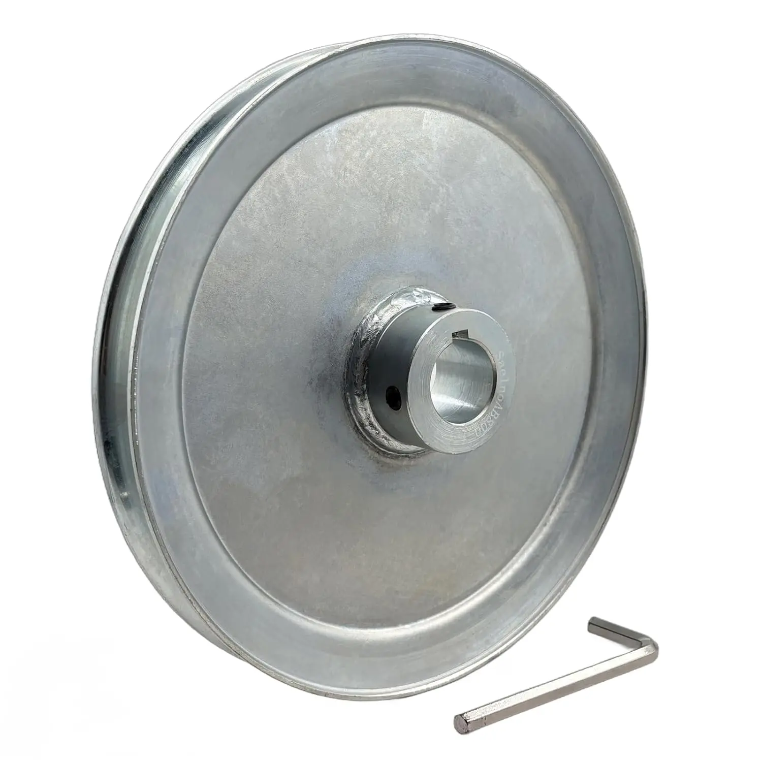 AB800-1 Single Groove Web Sheaves, 8" OD 1 inch Bore V Belt Pulley, Carbon Steel Motor Pulley for A B 5L 4L V-Belts