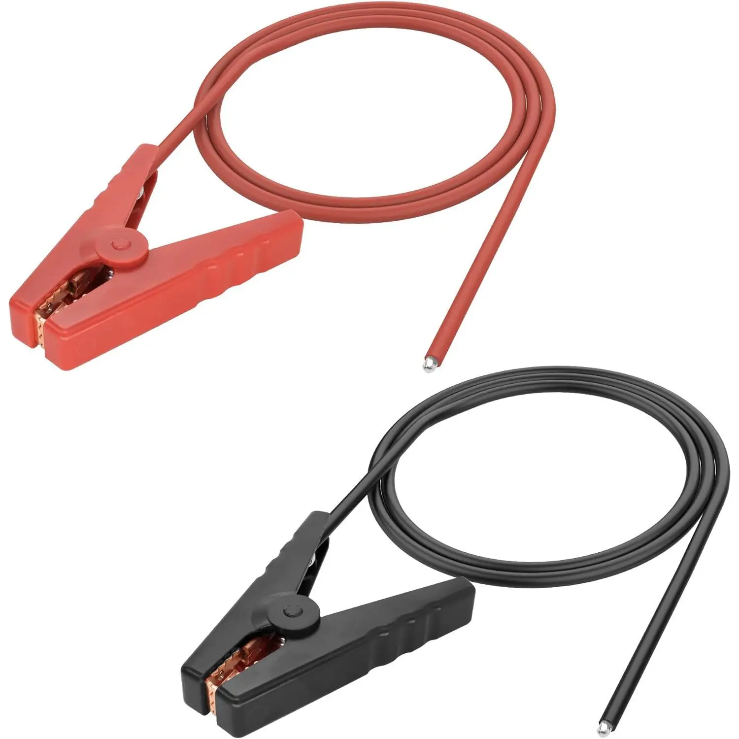 Jumper  Clamps 100A 10AWG for   Booster Cables Insulated  Clips Heavy Duty  Jump Leads for  HGV Van