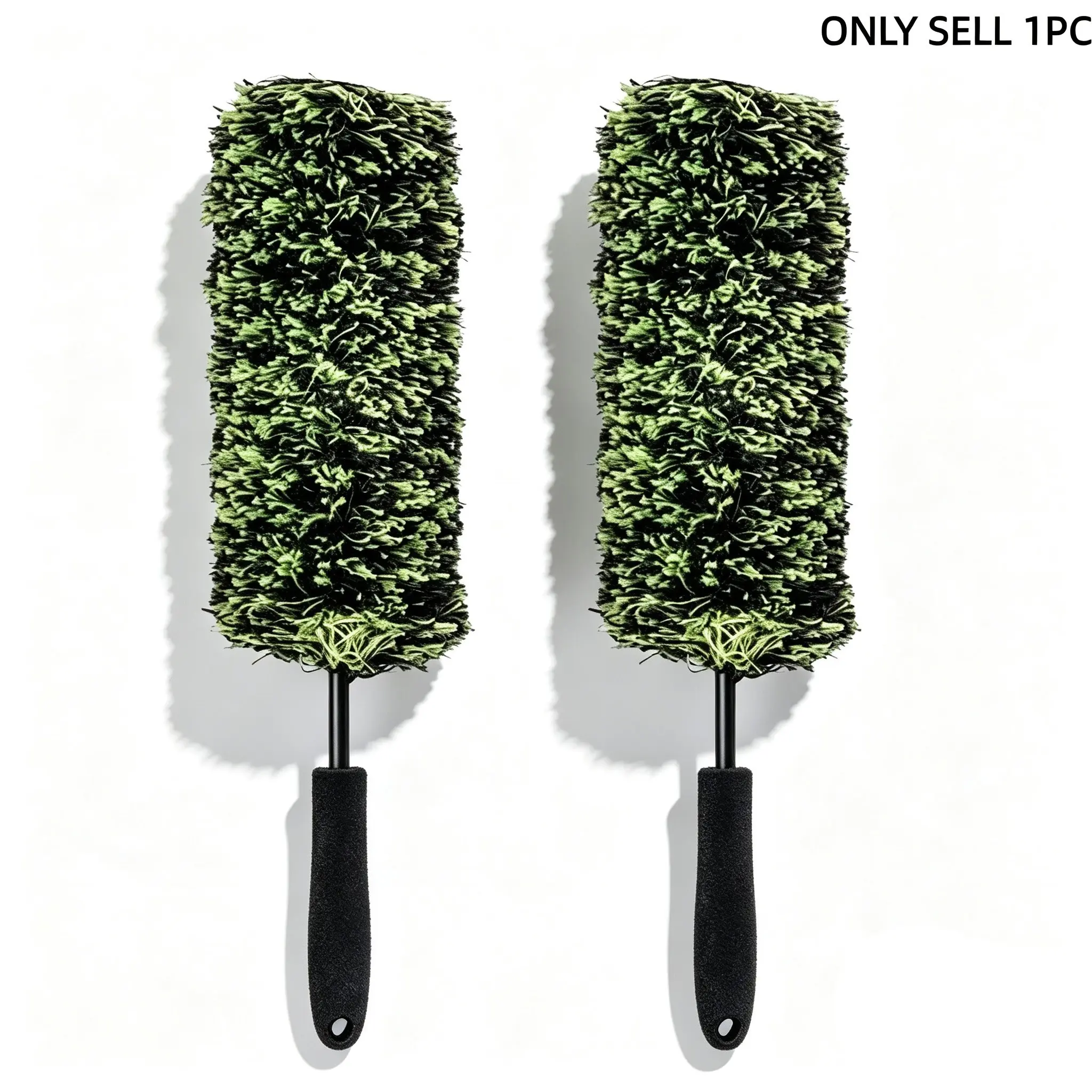 Car Wheel HUB Cleaning Brush, Convenient Tire Debris Tool, Durable Wheel Cleaner, Deep Brake Dust Removal, Ergonomic Handle Wheel Brush, Car Washing Tool, Car Cleaning Supplies, Car Wash Accessory