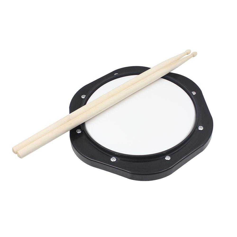 10 Inch Mute Drum Pad Metronome Set, Mute Drum Pad with Mute Drum Stick, Percussion Instrument Accessories for Home School