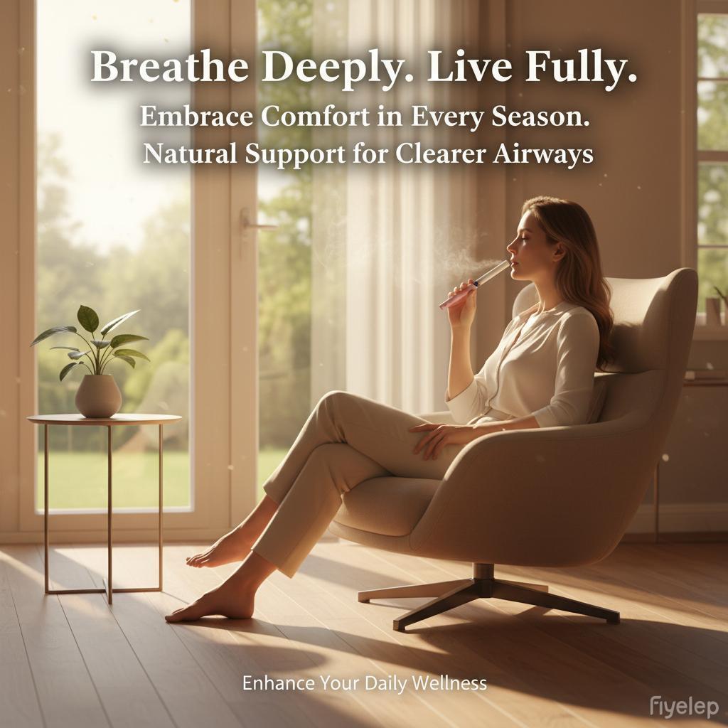 Wellness -Focused Herbal Respiratory Stick 2026 New Mullein Extract for Dual Care of Breathing & Sleep 900 High-Value Uses Extra Strength Lung Cleansing  3