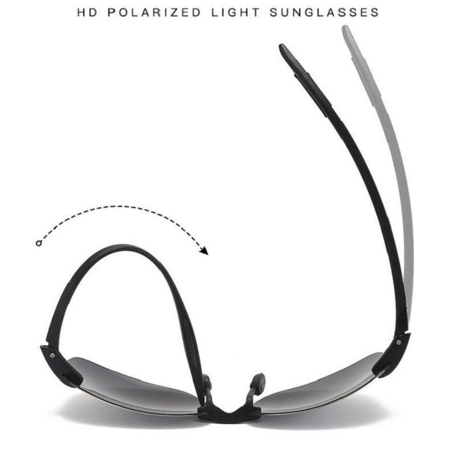 Ultralight Polarized Sports Sunglasses with TR90 Rimless Frame, Ideal for Outdoor Running, Fishing, Baseball, Driving & Horse Riding