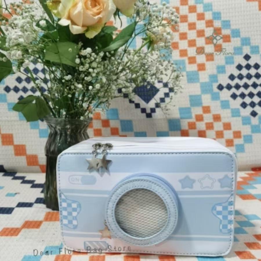 New Design Small Camera Ita Bag Fashionable Cute Girl Transparent DIY Cosplay Shoulder Bags Street Trend Messenger Crossbody Bag