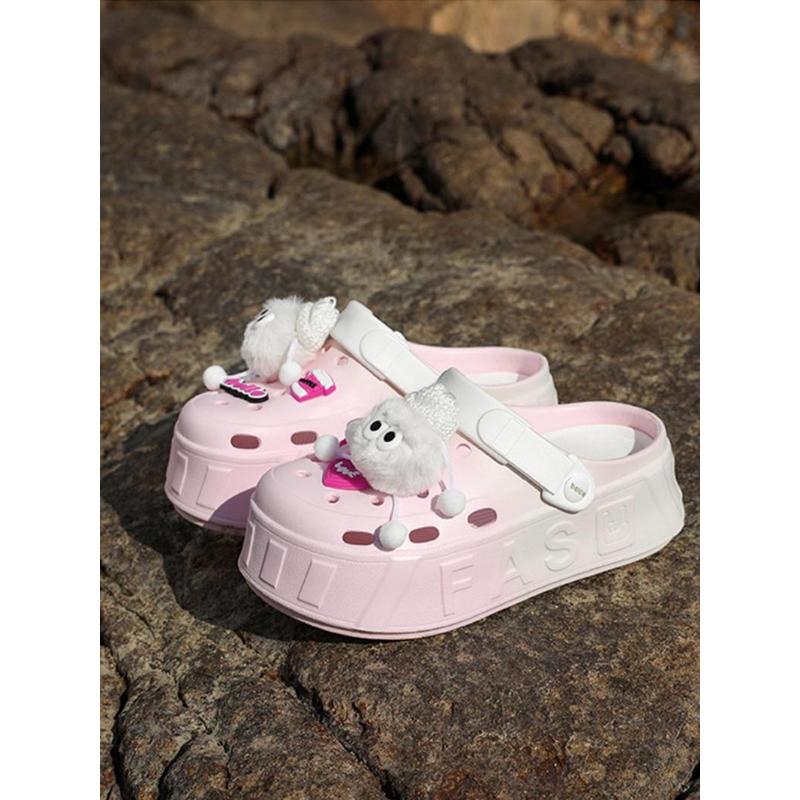 (New)Women's Cute Cartoon Design Clogs, Casual Comfortable Breathable Non-slip Clogs, Fashionable Shoes for Indoor & Outdoor Wear