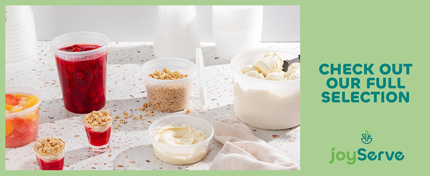 32 Oz Deli Food Containers with Lids - (36 Sets) Quart Airtight Plastic Food Storage for Takeout, Meal Prep, To-Go, Soup Freer Containers with 36 Lids, BPA-Free, Dishwasher, Microwave Safe