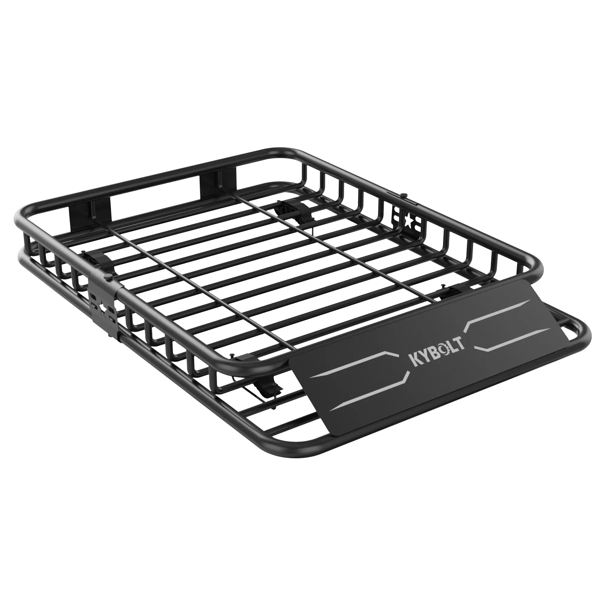 Global Heavy Duty Roof Rack Cargo Basket - 200 lbs Capacity Steel Luggage Carrier for SUVs, Trucks, Most Vehicles - Ideal for Rooftop Storage & Gear Transport