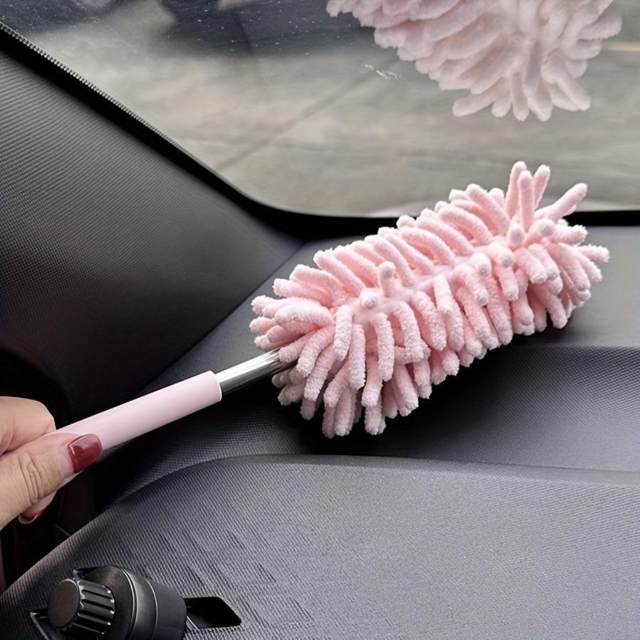 Mini Car Duster Brush, Extendable Microfiber Dusting Tool with Comfortable Handle for Home and Auto Interior Cleaning, Automotive Cleaning Tool, House Cleaning Tools, Cleaner