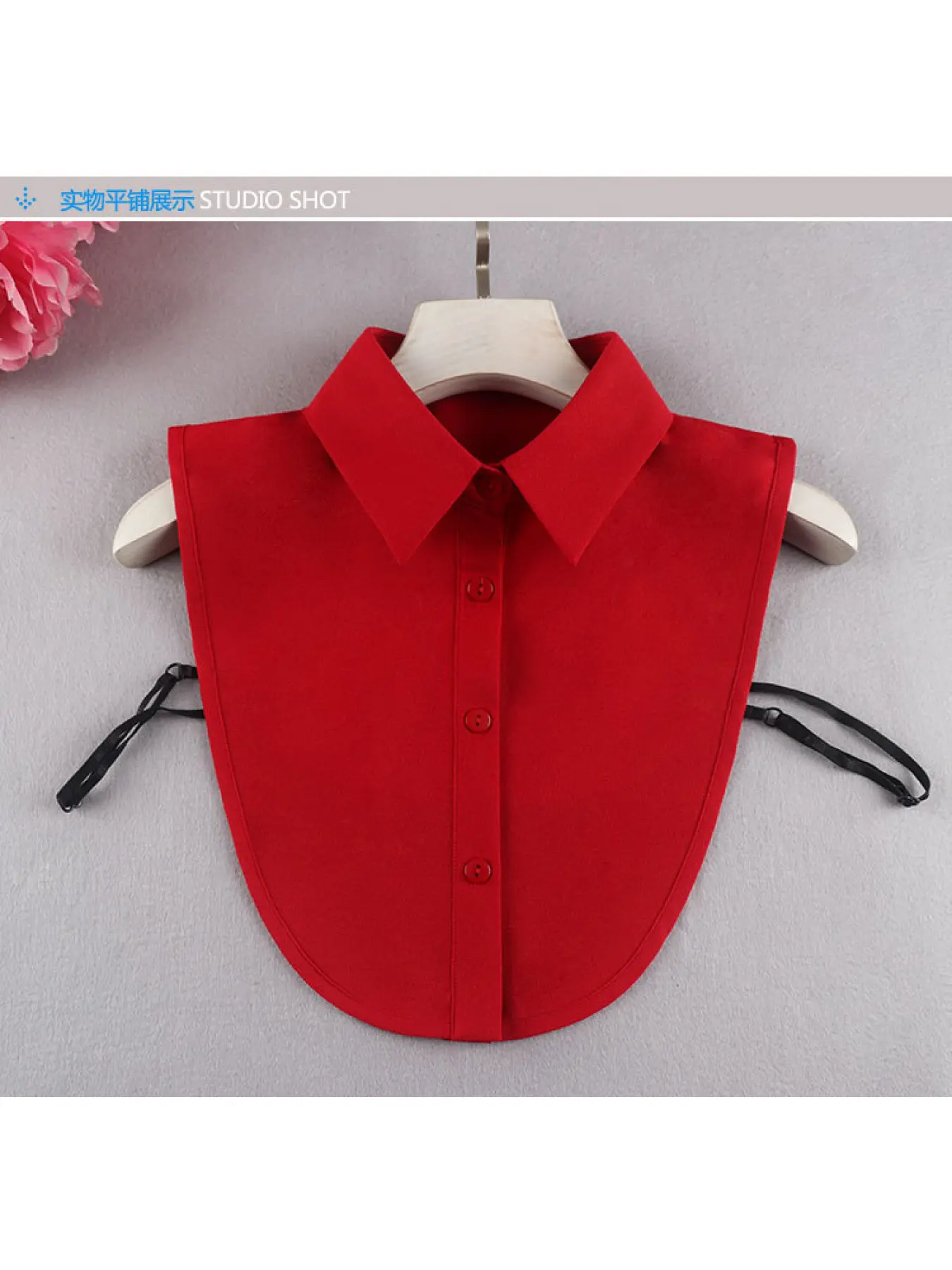 Detachable Fake Collar for Men Women White Pointed Big Lapel Collar Cover Office Wedding Party Suit Matching Removable Blouse Shirt Collar Insert for Sweater Layering Formal Business Decorative Access