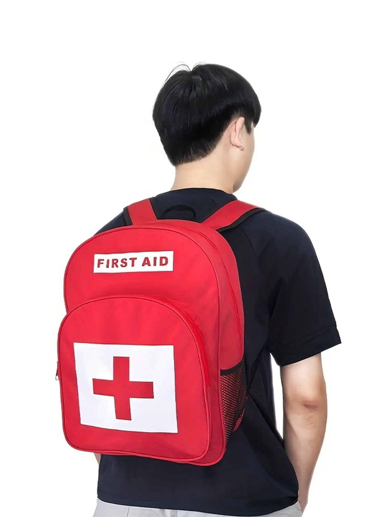 Emergency Backpack, Outdoor Rescue Bag, Disaster Prevention Backpack, Home Emergency Kit, Schoolbag, Essential Gear for Emergencies