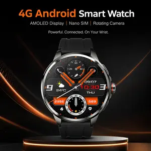 Original H99 Smart Watch Android Watches 1.95inch Amoled Screen Men's Smartwatch With 3MP Rotating Camera GPS WIFI Sim Card Slot