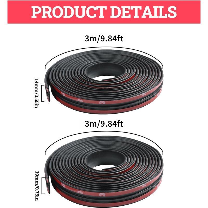 YXCY 20Ft Car Windshield Rubber Seal,Car Windshield Seal Strip,T Shape Automotive Weather Stripping for Front Rear Windshield,Automotive Door Sealing Strip Sunroof Seal Truck Interior Accessories Universal Car Interior