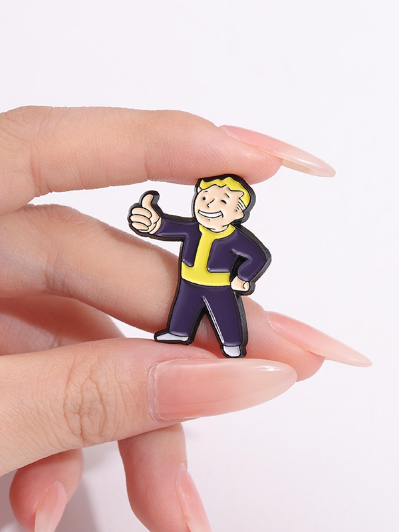 Cartoon Character Design Brooch Clip, Brooch Pin, Cute Casual Clothes Accessories for Men & Women, Fashion Brooch for Daily Clothing Decor, Trendy All-match & Exquisite Brooch for Birthday Gift, Fashion Accessory