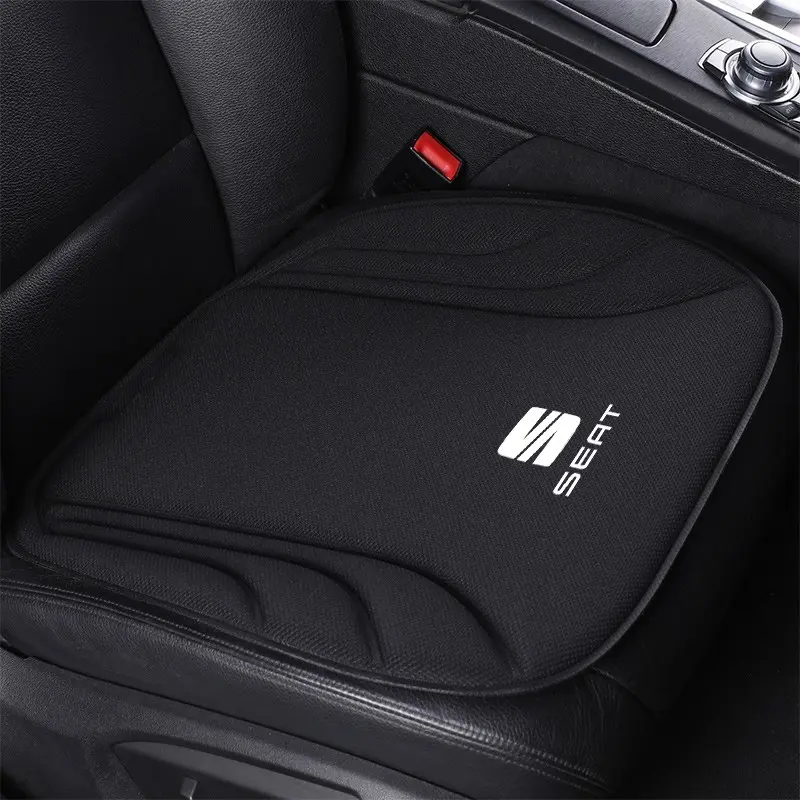 Breathable Leather Car Seat Cushion, Sweatproof Protection Pad, Four Seasons Use, Fits Seat Leon 5f Ibiza 6L 6j Leon 1p Altea Xl