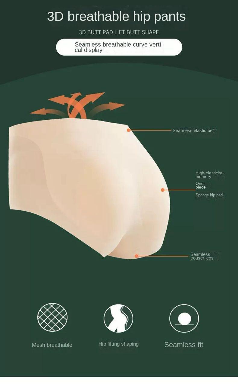 Summer Seamless Bodyshaper Panties Silicone Hip and Raises Butt Pads Push Up Briefs Big Ass Bum Lifter Sexy Buttocks Lingerie