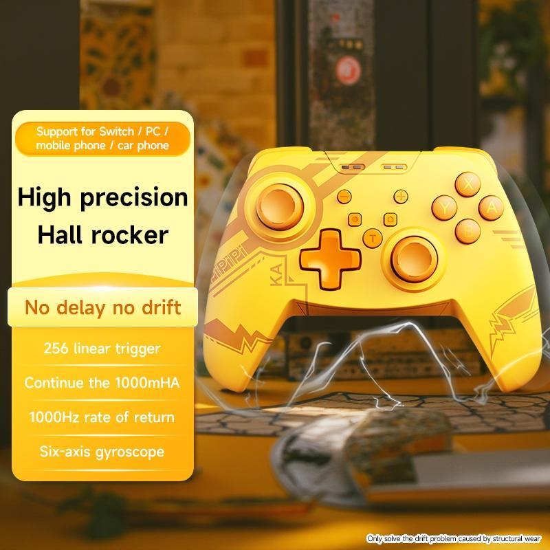Wireless Controller, 2.4G Wireless BT Connection Gamepad, Large Capacity Battery Game Controller for Switch Lite/OLED/NS/PC/Phone/Tablet