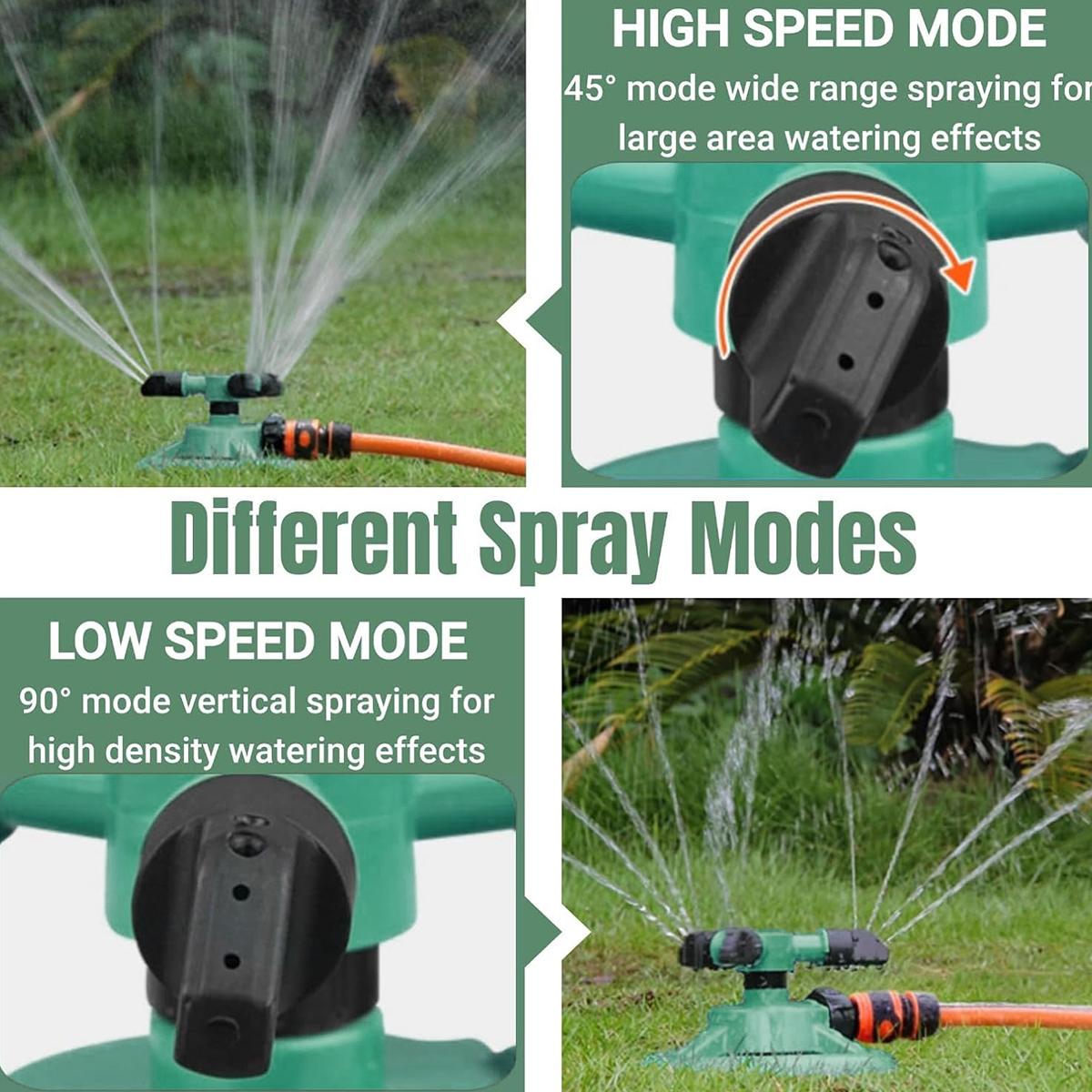 Sprinklers for Yard, Water Sprinkler for Lawn, 360 Degree Rotating Lawn Sprinkler for Yard Large Area, Yard Sprinklers for Kids, Pets Playing Yard Watering Device Garden Outdoor Spray