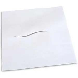 Premium Headrest Paper Sheets – with Slit – Disposable Medical Face Barrier – Exam Paper Sheets – Case of 1,000 – 12-inch x 12-inch – White(Gift)