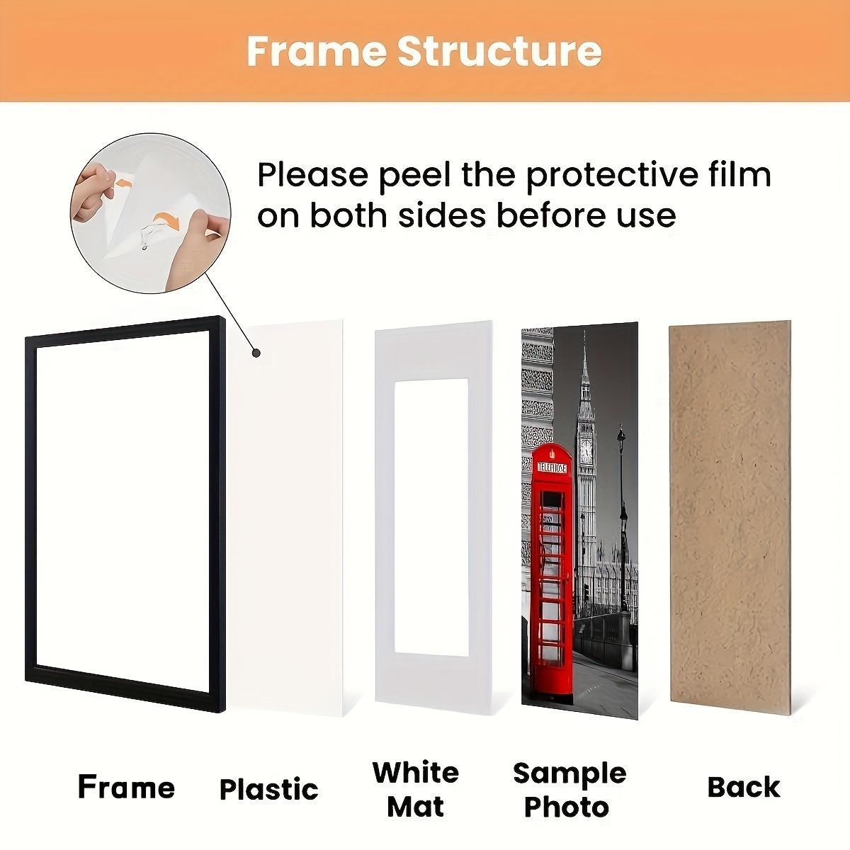 12×16 Picture Frame Set of 3, Wall Gallery Photo Frames, Black Creative Art Picture Frame,  Picture Wall Gallery Frame, Home Decor Photo Frame Set for Living Room Office Dormitory School