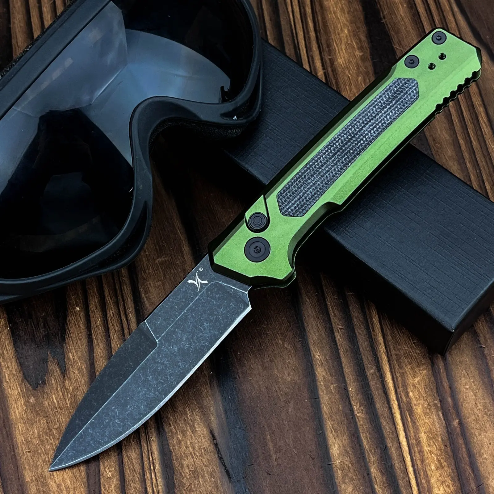 7205 Multifunctional Folding Knife for Everyday Carry - 8Cr13Mov Blade, Aluminum & G10 Handle, 20.9 cm Overall, 3.1 cm Blade Width, 4.1 mm Thickness, Rugged Cutlery for Hiking, Light Outdoor Use, Men’s Gift