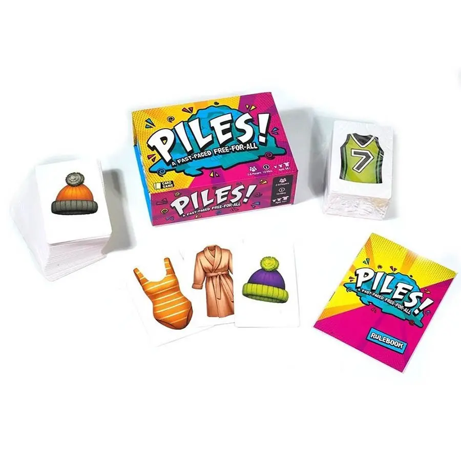 Fast-Paced Card Game Piles!, Exciting Fashion Theme, Multiplayer Hand Speed Challenge, Perfect for Parties, Birthdays, and More, Themed Card Game, Party Cards Game