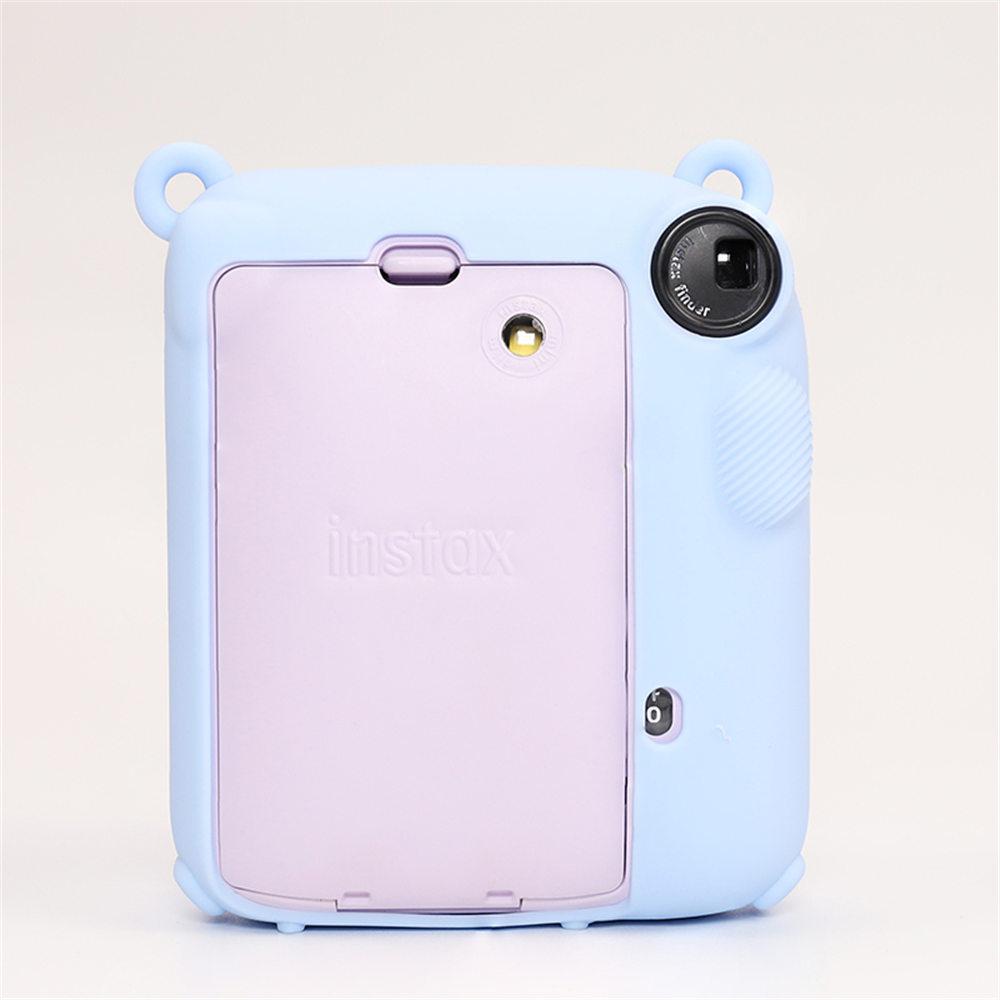 Soft Silicone Camera Bag Case For Fujifilm Film Instax Mini 12 mini 12 Body Cover Skin With Lens Cap