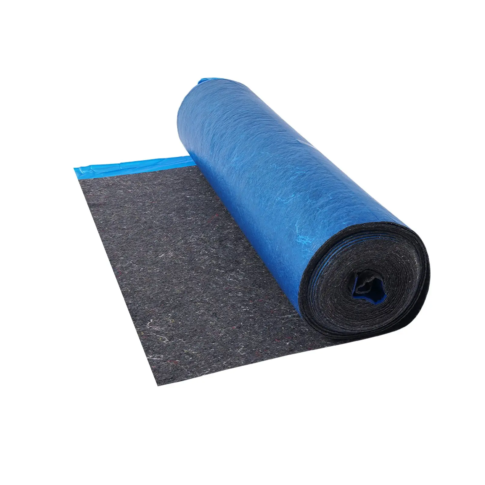 【DealsForYouDays】VEVOR Floor Underlayment 200 sq. ft/Roll, 3 mm Thick Laminate Flooring Padding with Attached Vapor Barrier, Heavy Duty Fiber+ PE Film, Soundproofing Noise Reduction, Ideal for Laminate Wood Floors