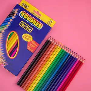 Oil-Based Colored Pencils Set, 36 Colors Box, Coloring Pencils, Student Art Supplies, Ideal for Drawing, Learning, Office, Kids Gifts