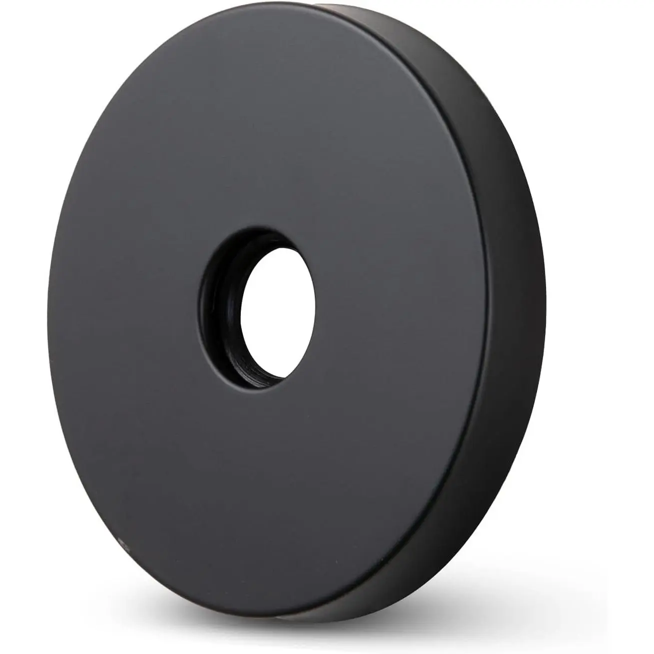 OFFO 3.5" Extra Large Shower Arm Flange, Matte Black Replacement Shower Head Arm Escutcheon Plate, Fits Most Brands Shower Head Arms