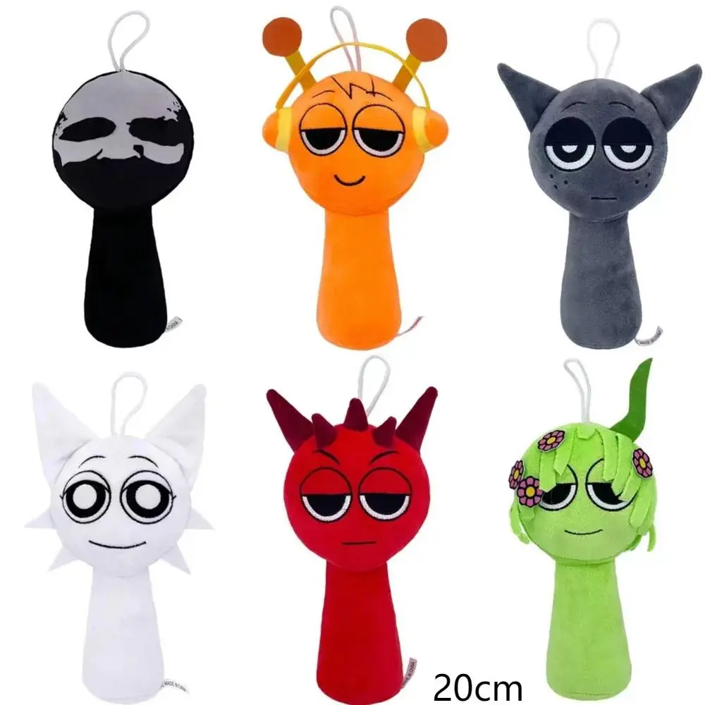 Sprunki Unisex Plush Dolls - Game Cartoon Singers Oren Wenda Stuffed Pillows, Kids Birthday Christmas Gifts (Toys & Hobbies Specialty DIY Supplies)