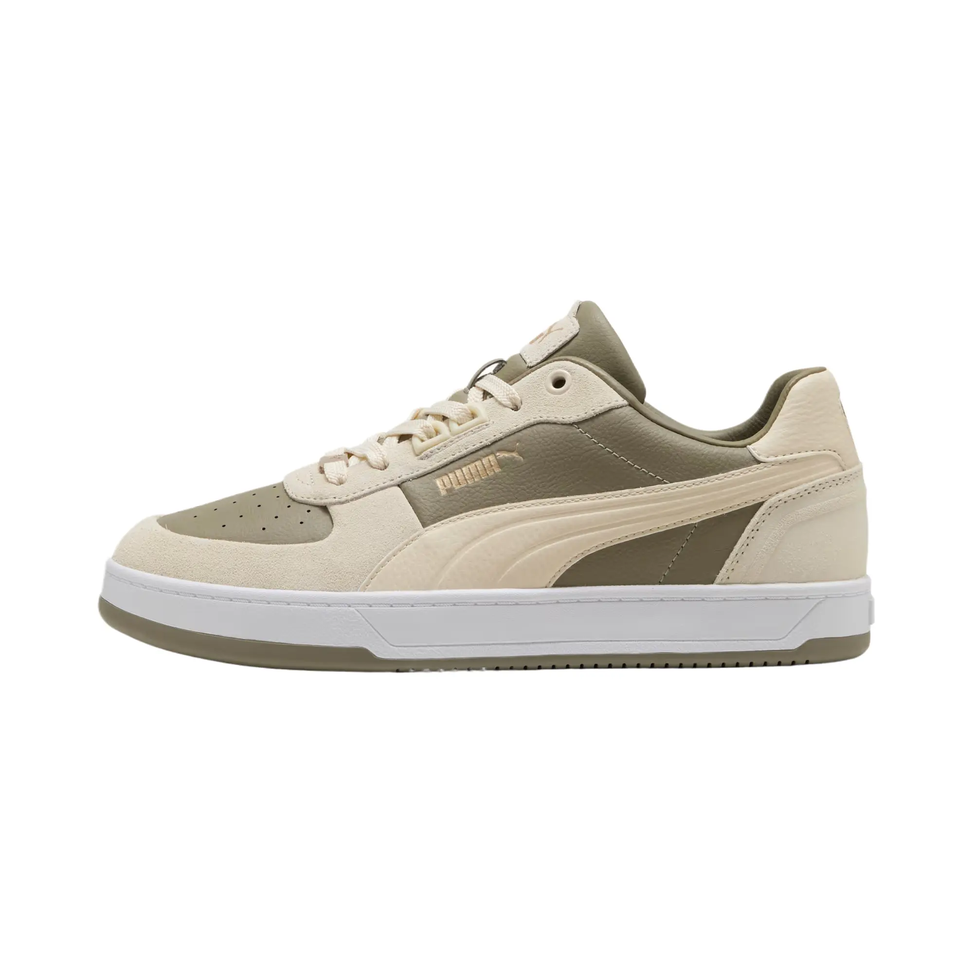 PUMA Caven 2.0 Leather Casual Round Toe Classic Supportive Breathable Low Top Sneakers 395080-13