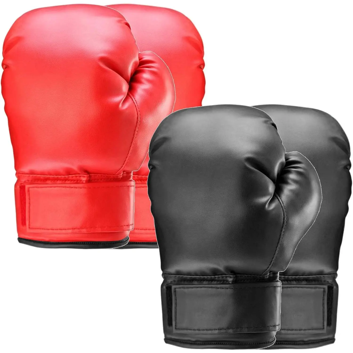 2 Pairs Boxing Gloves Set, Boxing  Gloves for Playing Practice Suitable for Beginners &  & Men & Women