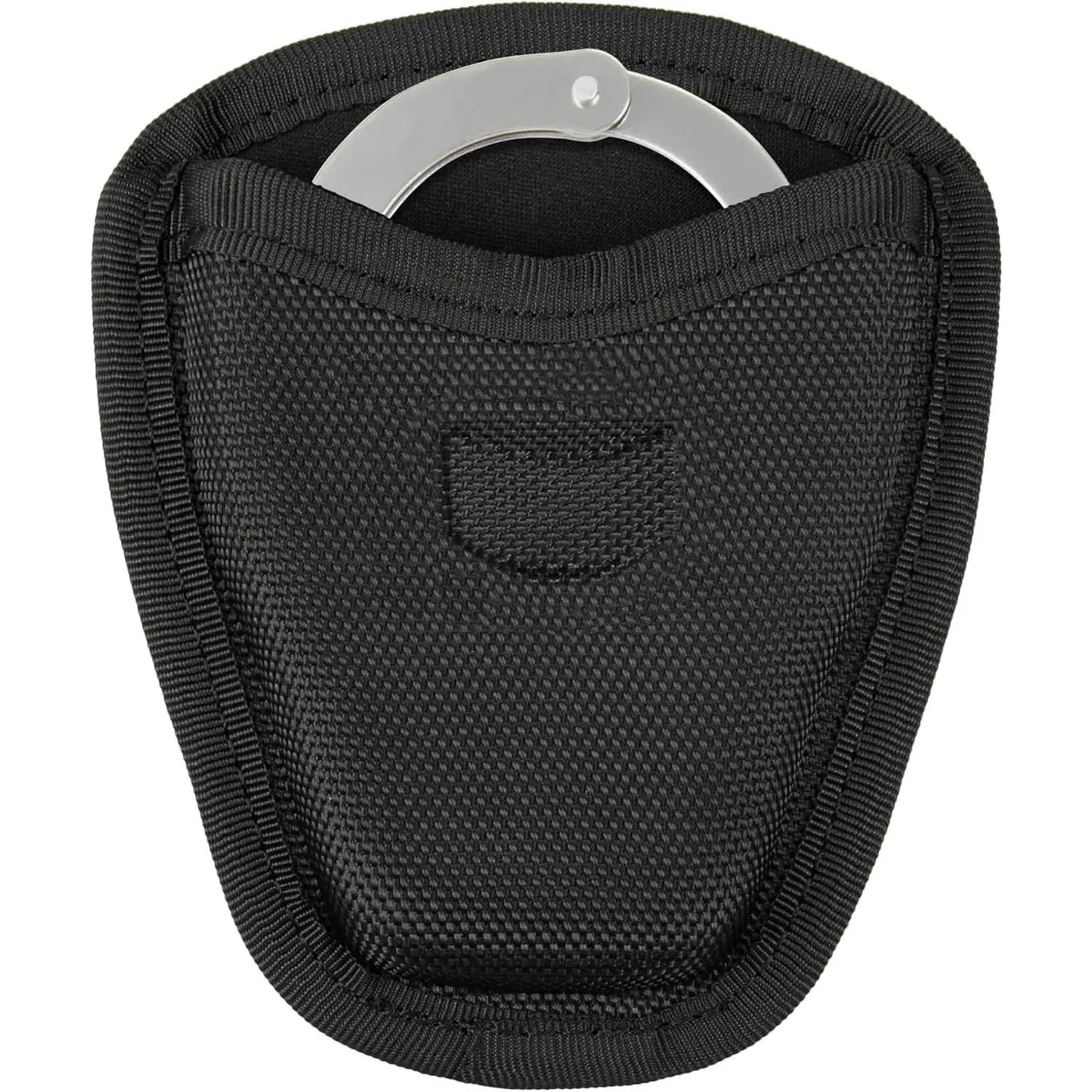 Open Top Handcuff Case, Handcuff Holder for Duty Belt, Nylon Cuff Pouch Law Enforcement Accessories