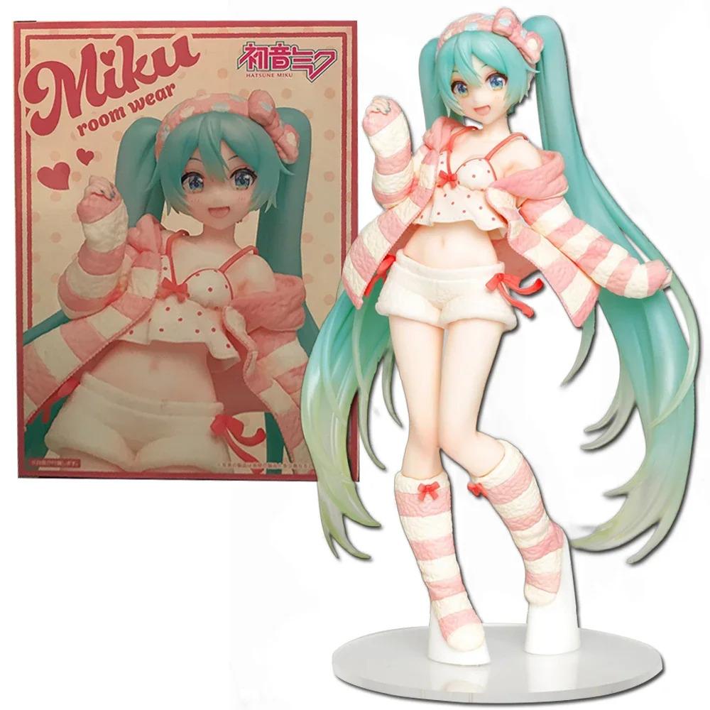 20CM Anime Hatsune Miku Home Clothes Pajamas Dress Up Standing Model Toy Gift For Children Collection PVC Action Figure Boxed 20CM Anime Hatsune Miku Home Clothes Pajamas Dress Up Standing Model Toy Gift For Children Collection PVC Action Figure Boxed