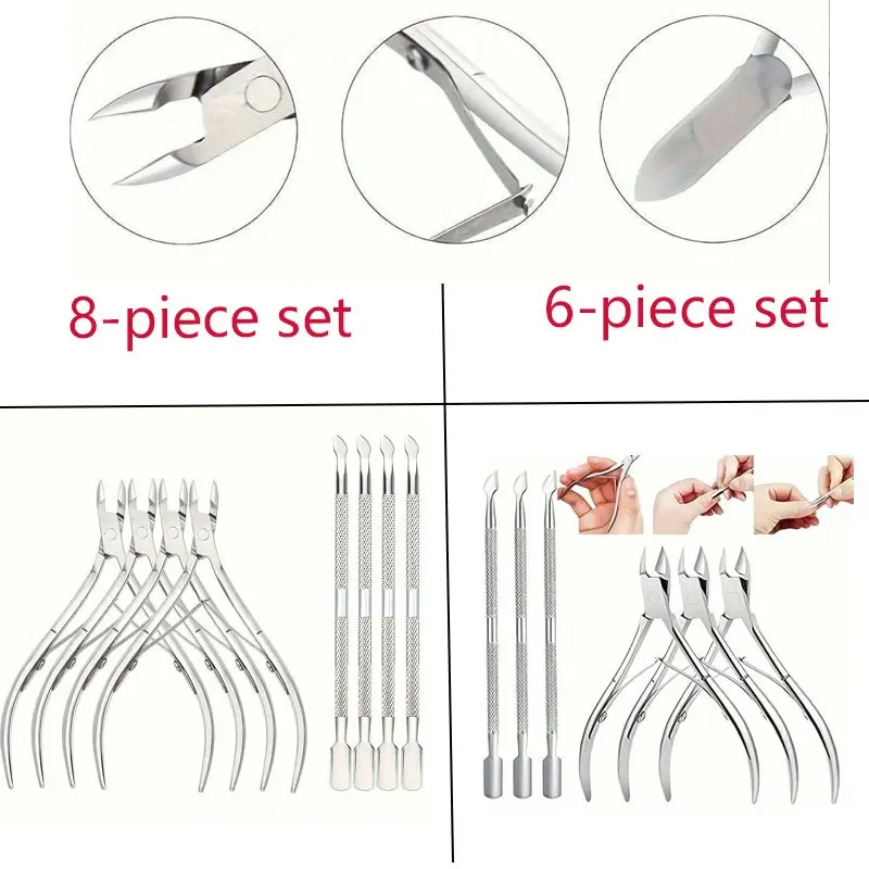Professional Nail Clipper Set, Nail Clipper Kit, Nail Grooming Kit, Stainless Steel Nail Trimmer, Nail Clippers, Nail Nippers, Manicure & Pedicure Tool for Home & Salon Use, Nails Supplies