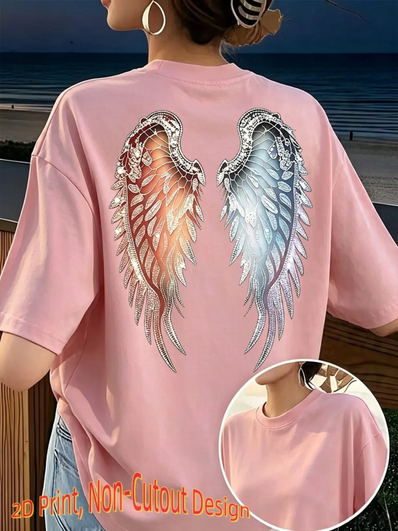 <jit Bottom Base> Women's Casual T-Shirt, Single Piece, Comfortable and Stylish, Perfect for Daily Wear, Ideal for Relaxing Days