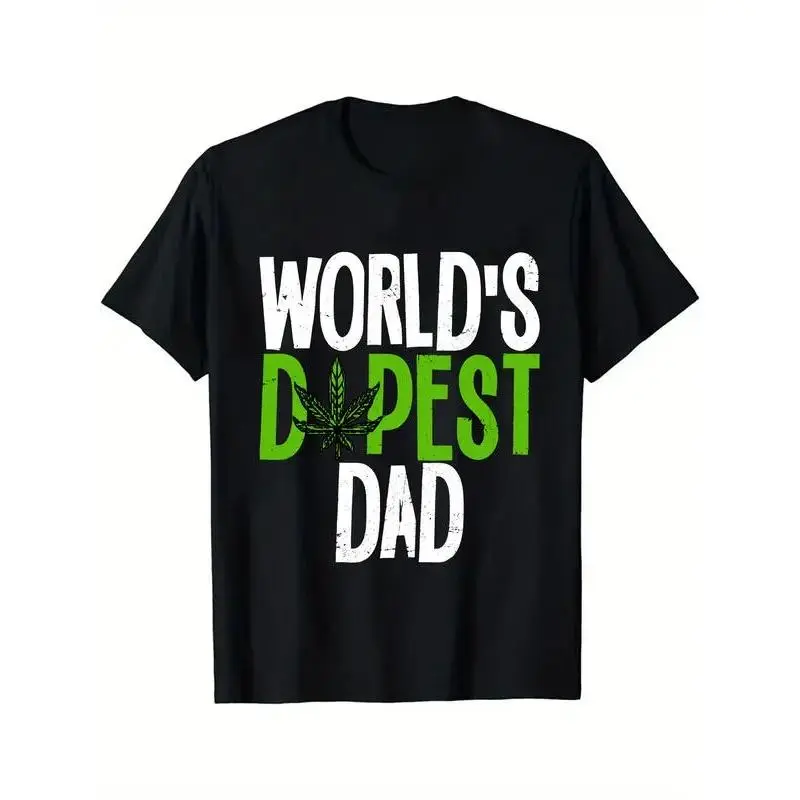 World's Dopest Dad Short Sleeve Cotton Shirt