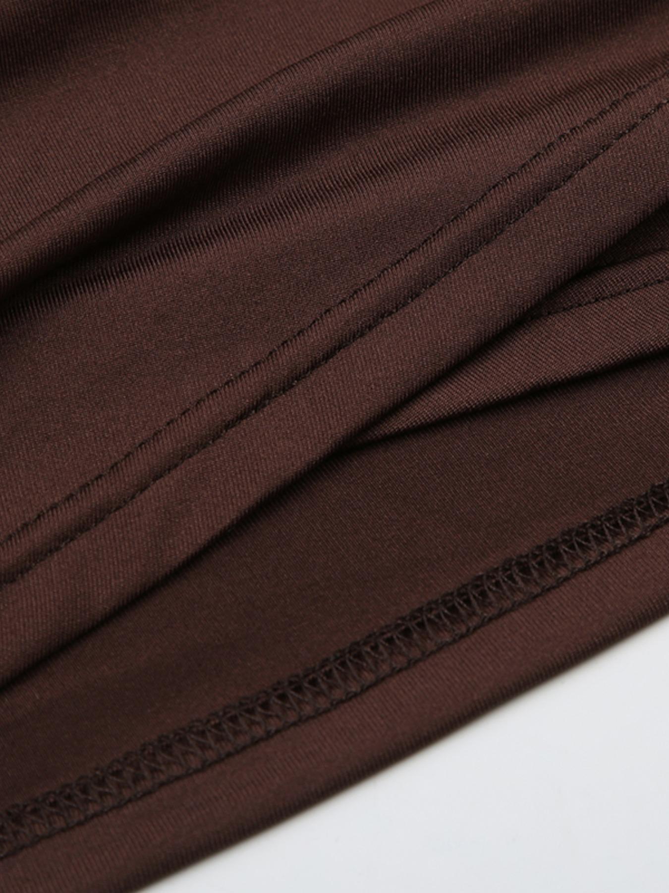 Women's Plain   Halter Neck Dress, Fashion Casual Sleeveless Short Dress for Party Club Dating Wear, Ladies Summer Clothes