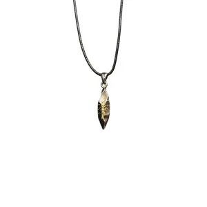 Wishing Stone Necklace Original Niche Wishing Stone Vintage Men's Necklace Boys' Design Meteorite High-end
