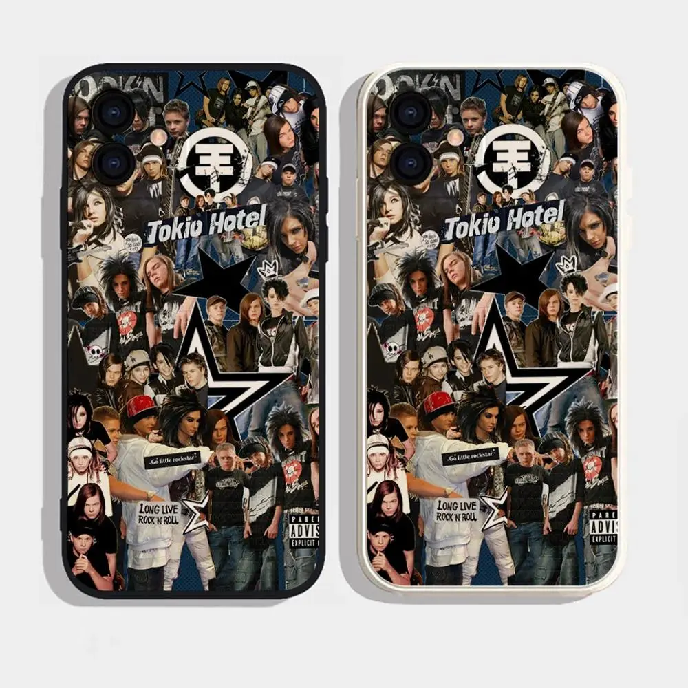 Epc Tom Bill Kaulitz Tokio Hotel  Phone Case For iPhone 17 Promax 17E 16 Plus 15 14 13 12 11 Pro 17Air & Samsung Galaxy S26 Ultra S25 S24 S23 S22 Plus FE - Anti-Fall Silicone Smartphone Shockproof Sof Protective soft Black Back Cover
