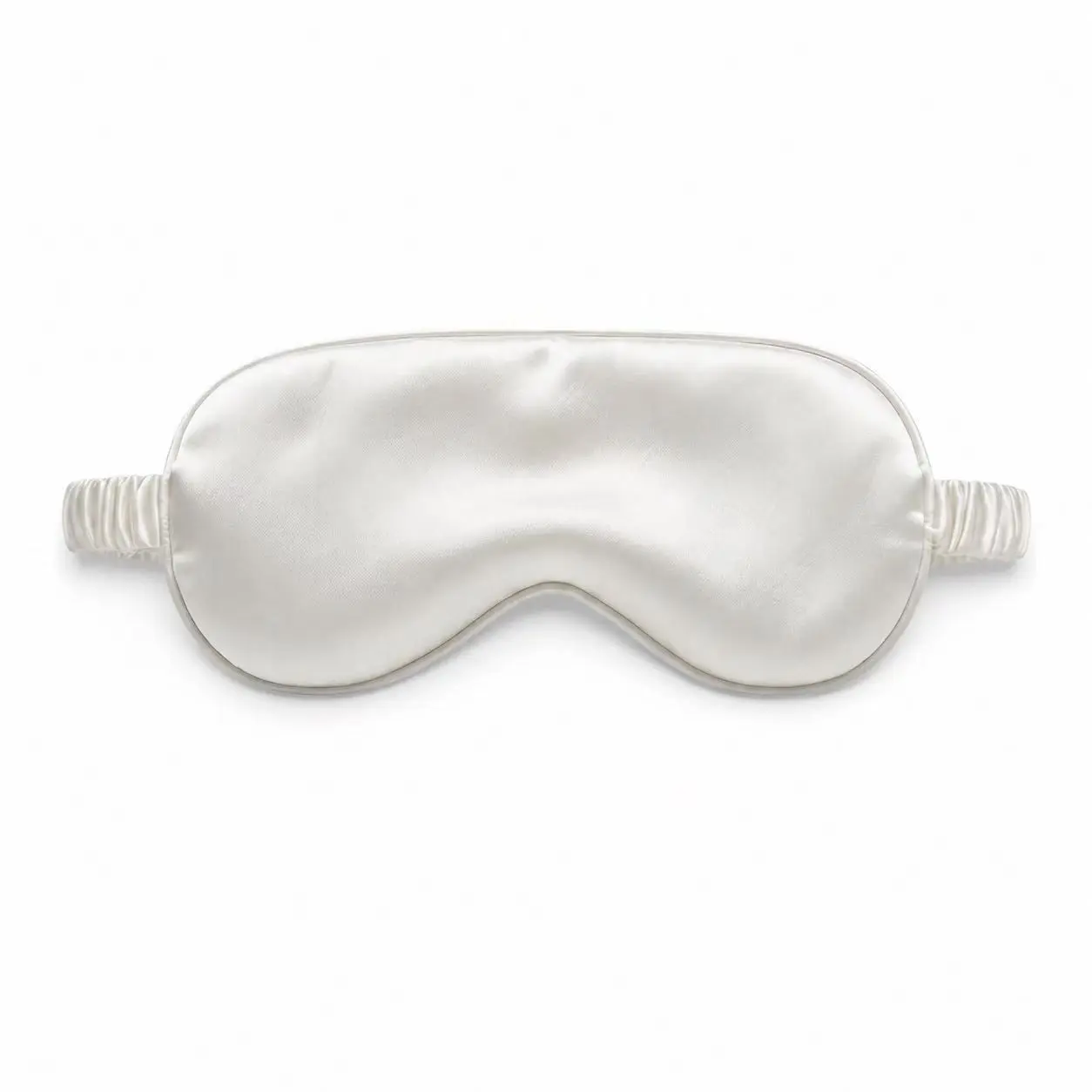 Silk Sleep Eye Mask, Pure Color Bilateral Mulberry Silk, Light-Blocking, Breathable, Elastic, Travel Napping, Unisex, Soft Skin-Friendly