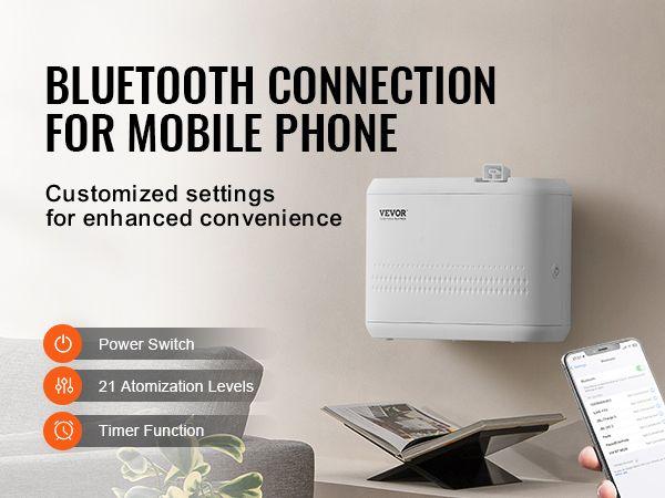 VEVOR Upgrade HVAC Scent Diffuser for Whole House, 850ML Scent Air Machine with Cold Air Technology, Waterless Essential Oil Diffuser, Cover Up to 5000 Sq.Ft for Large Room, Hotel, Spa, Office